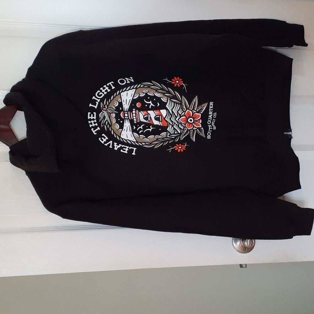 Black Lighthouse Graphic Hoodie